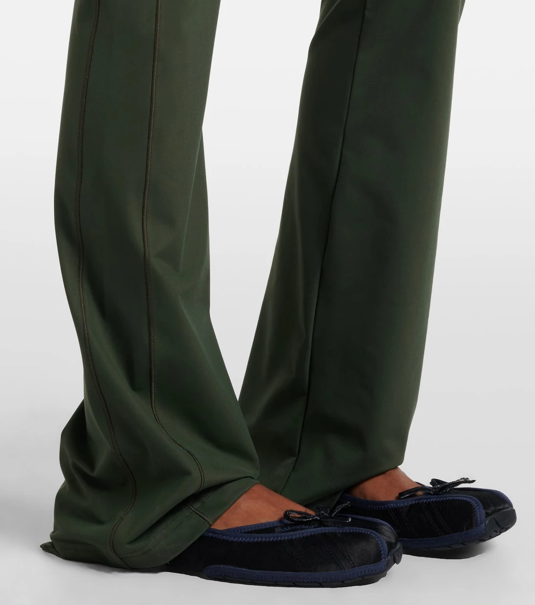 Balenciaga - Logo flared leggings