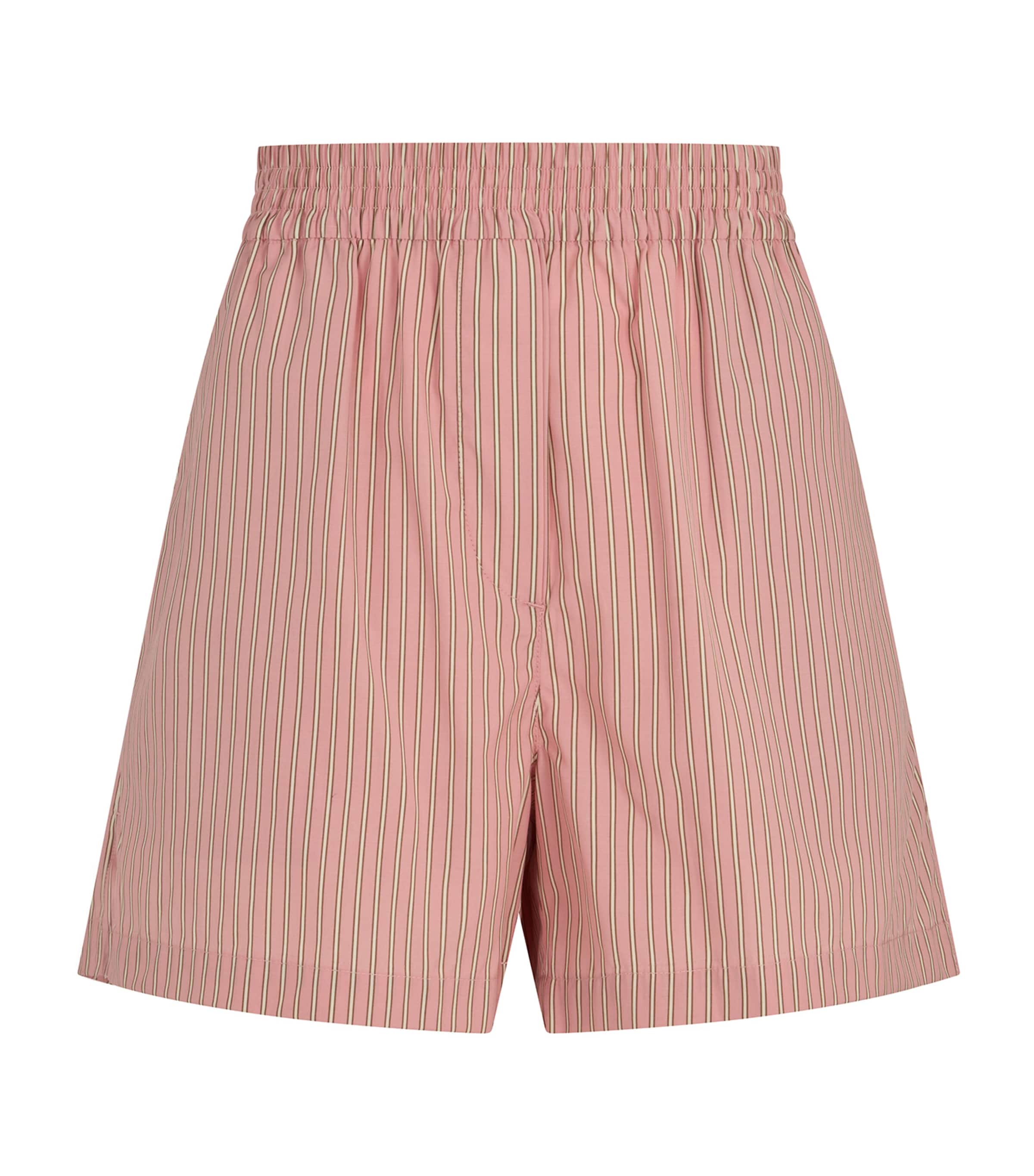 Rag & Bone Pink Cotton Stripe Emma Shorts