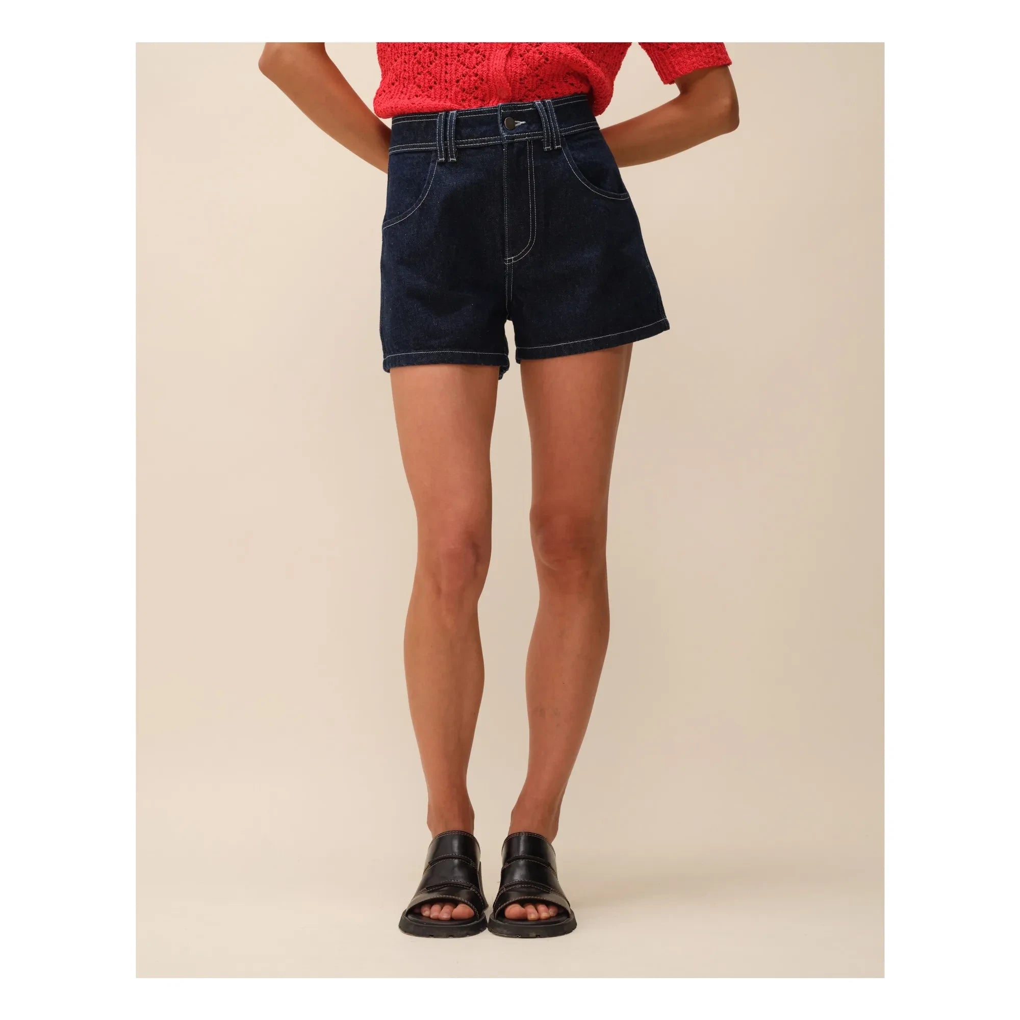 Nitah - Short Farouk | Denim brut