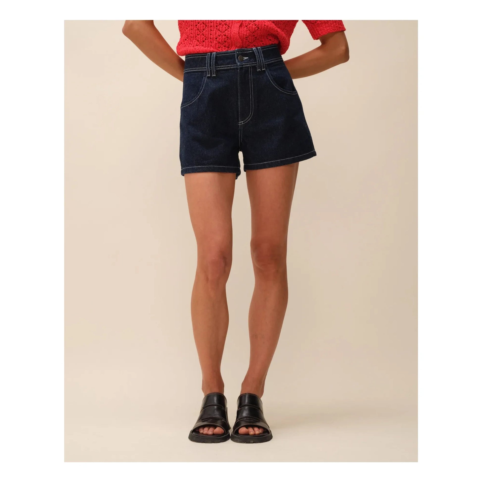 Nitah - Short Farouk | Denim brut
