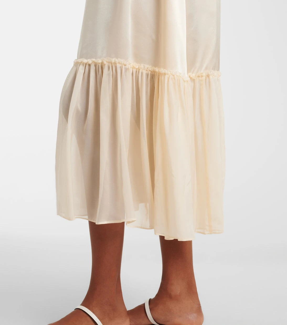 Ulla Johnson - Marielle ruched silk midi dress