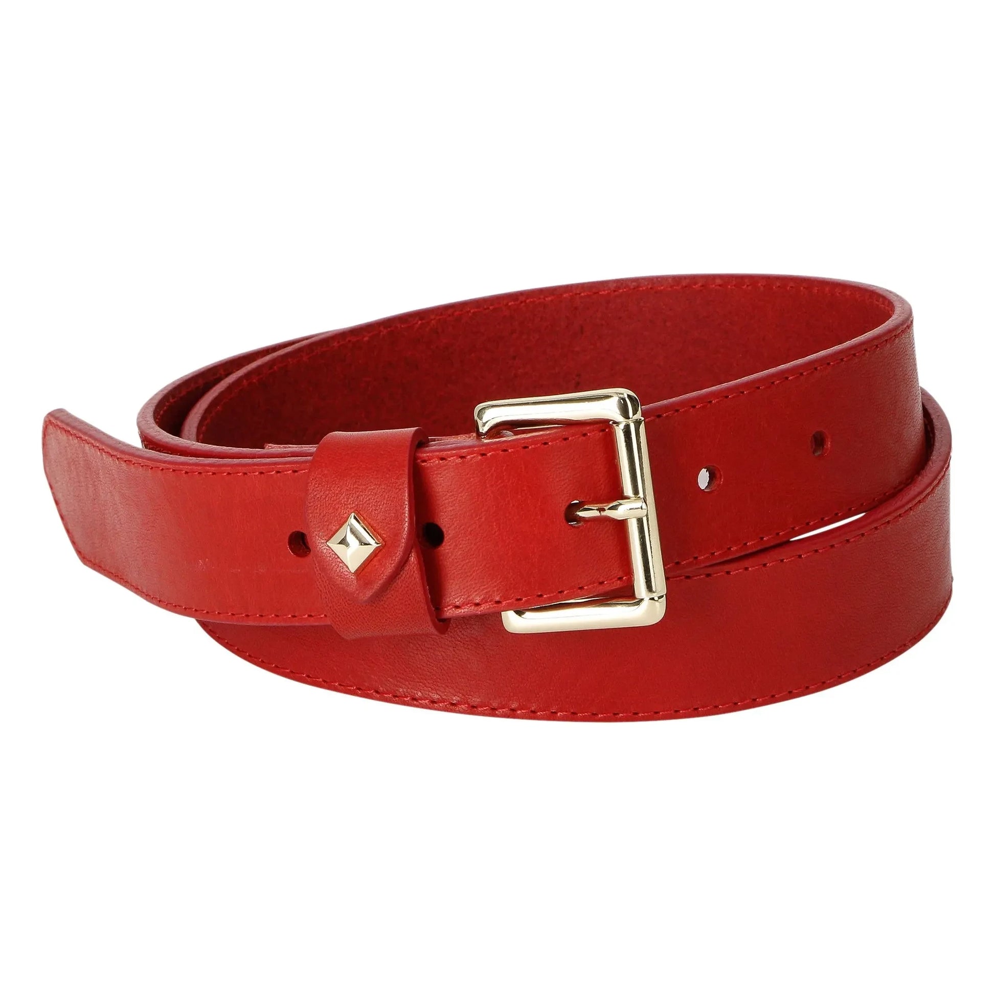 herbert frère soeur - La Turenne Leather Belt | Red