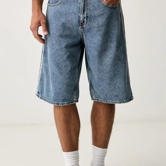 adidas Originals erkek denim bermuda şort Firebird