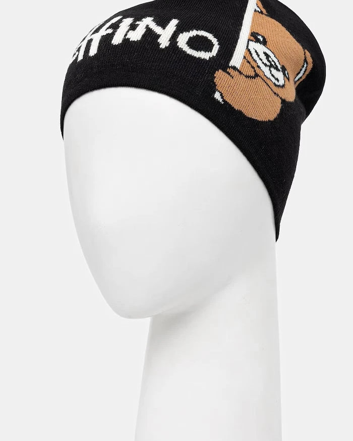 Moschino шапка дамска от вълнена материя
