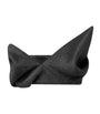 LOUIS VUITTON Black Wool-Mohair-Blend Bustier Top