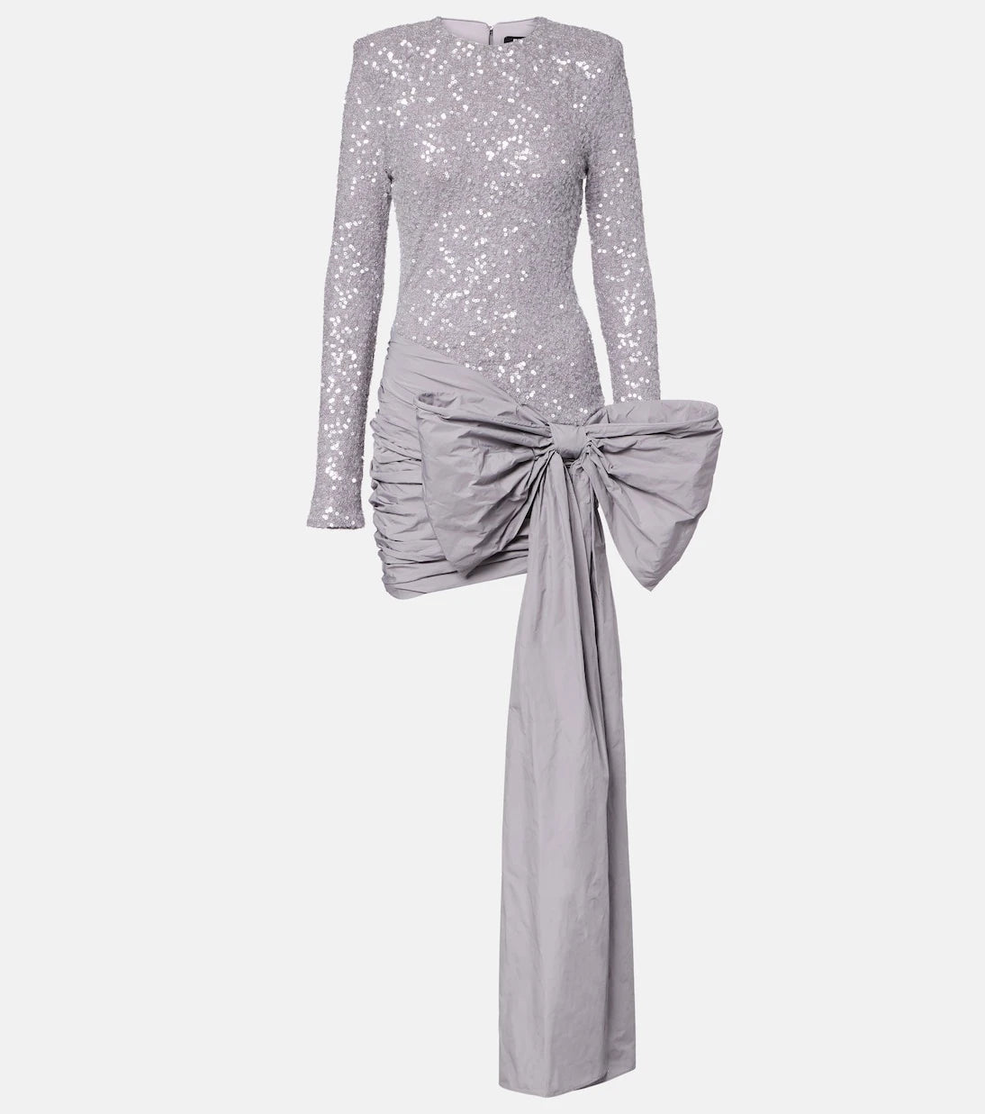 Rotate - Bow-detail sequined minidress