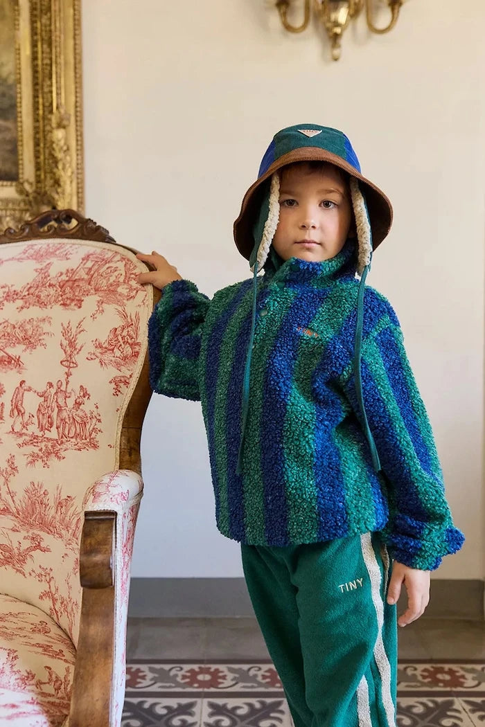 Детска памучна капела Tinycottons COLOR BLOCK BUCKET HAT