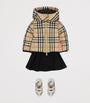 Burberry Kids Down Check Puffer Jacket (6-24 Months)