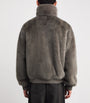 Yves Salomon Brown Mink Bomber Jacket