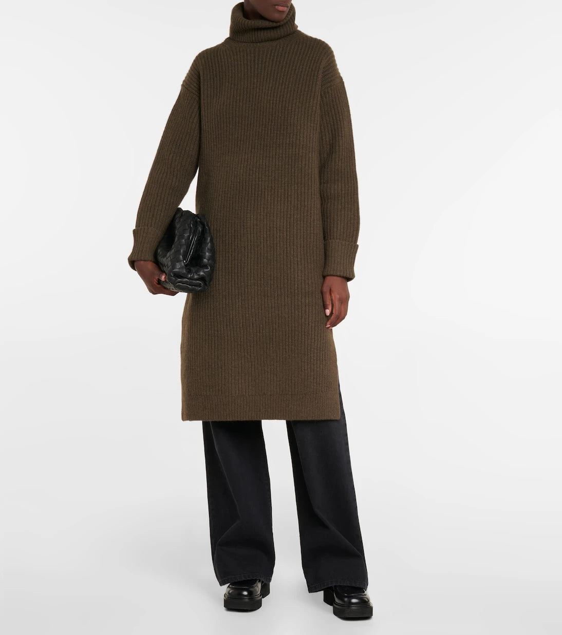 Polo Ralph Lauren - Wool-blend turtleneck sweater dress