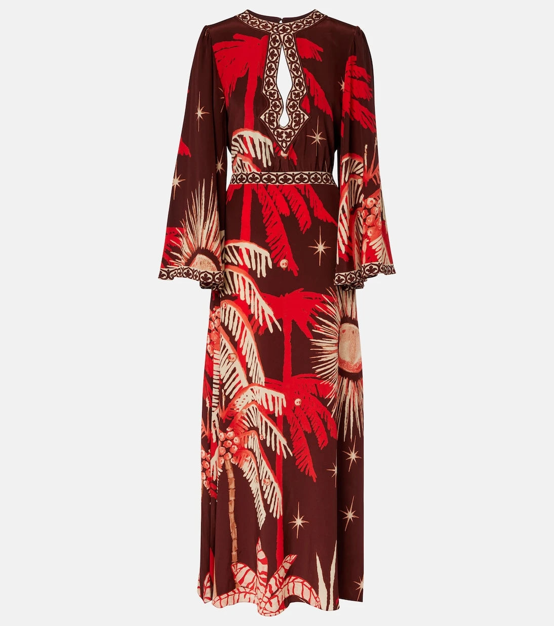 Johanna Ortiz - Printed silk maxi dress