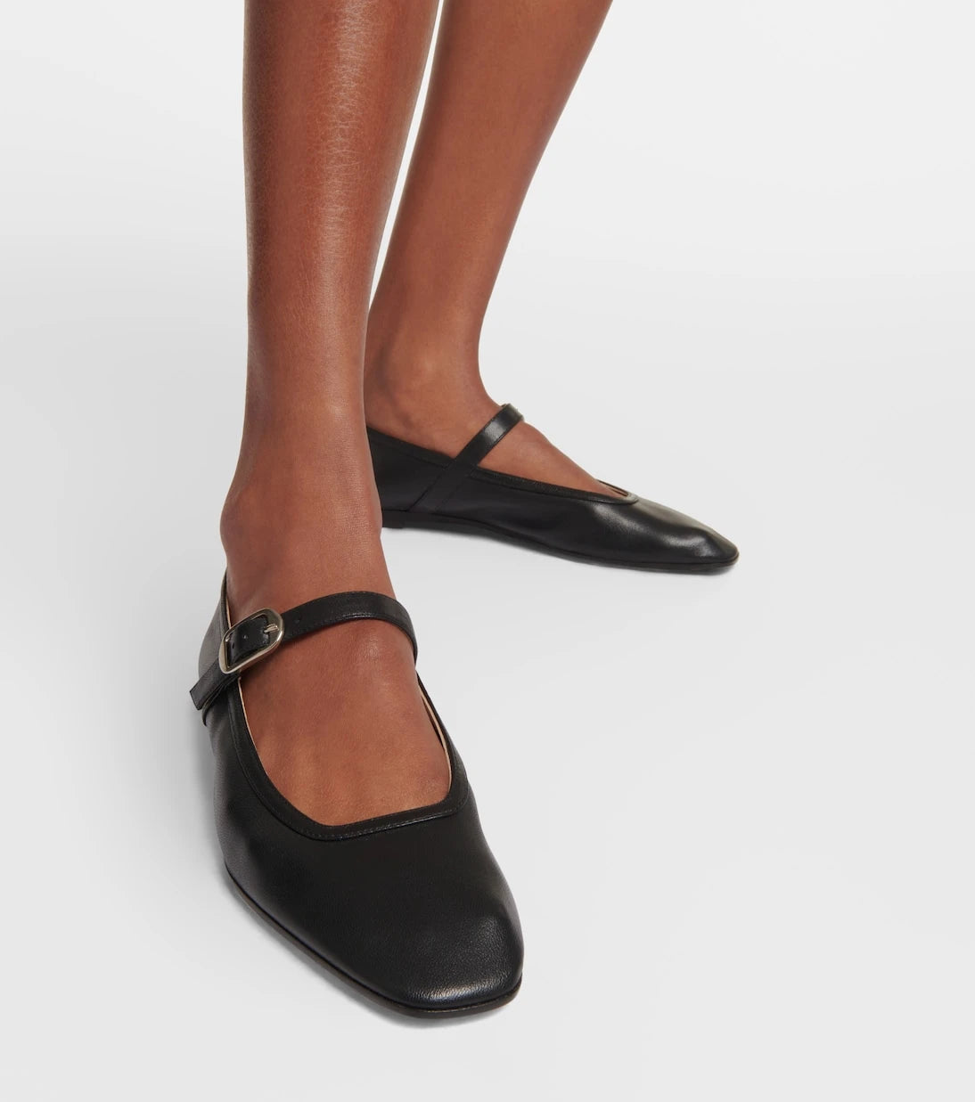 Le Monde Béryl - Leather Mary Jane ballet flats