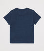 Stefano Ricci Kids Linen Embroidered Monogram T-Shirt (4-16 Years)