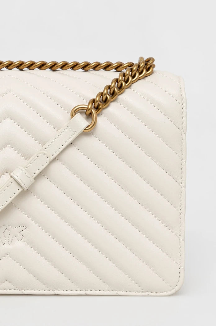 Pinko kadın deri crossbody çanta