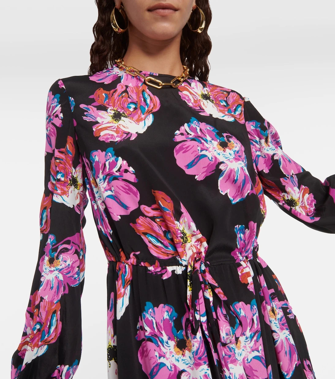 Diane von Furstenberg - Sydney printed silk-blend maxi dress