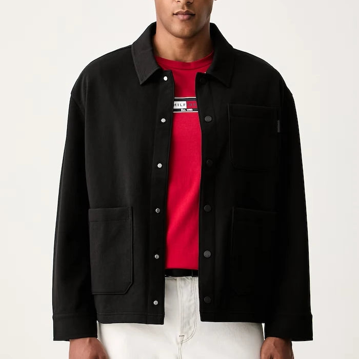 Tommy Hilfiger pamuklu kısa erkek ceketi