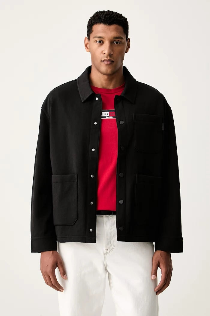 Tommy Hilfiger pamuklu kısa erkek ceketi