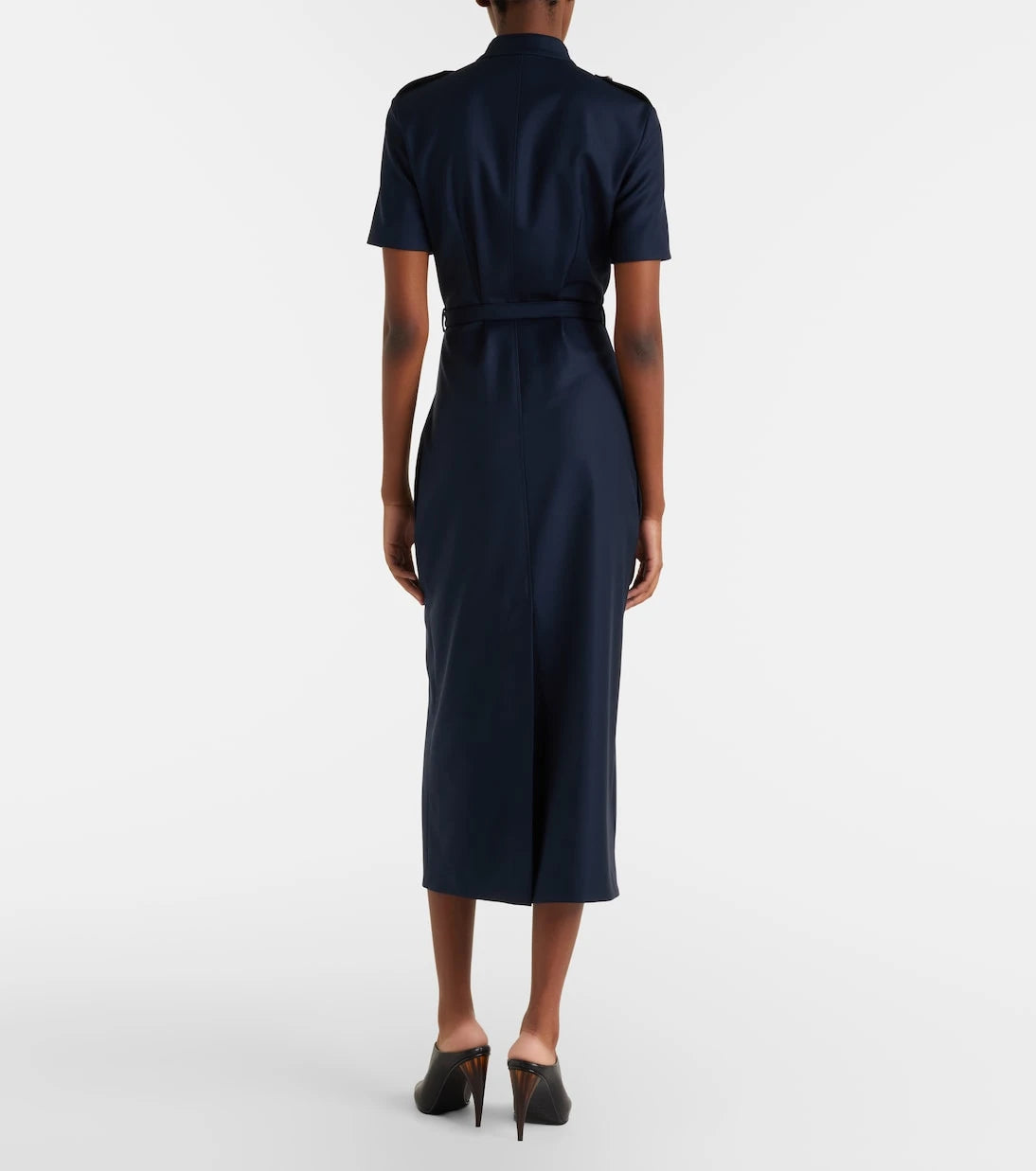 McQueen - Belted shirt dress