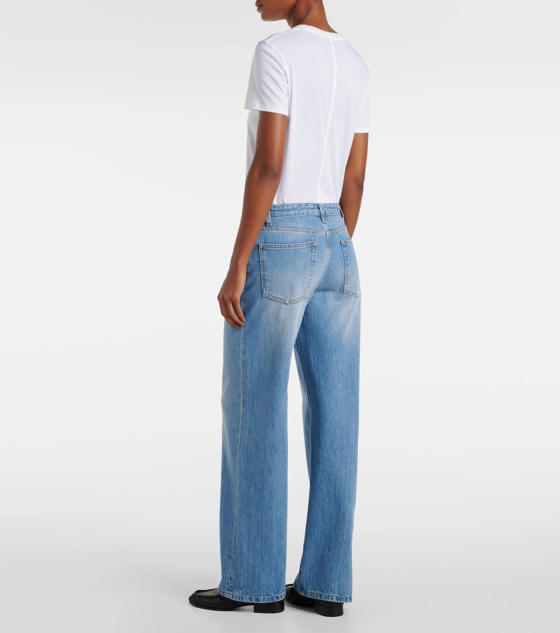The Row - Eglitta mid-rise wide-leg jeans