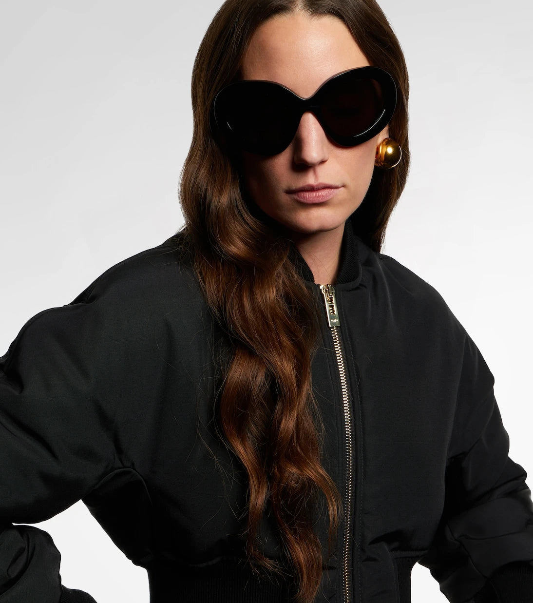 Alaïa - Logo oversized sunglasses