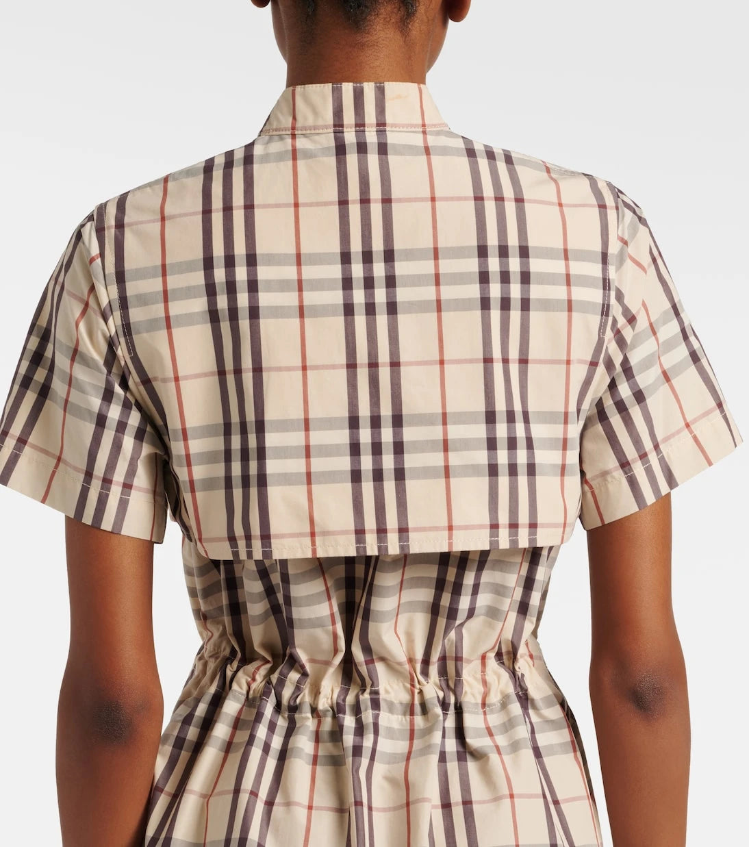 Burberry - Burberry Check cotton minidress