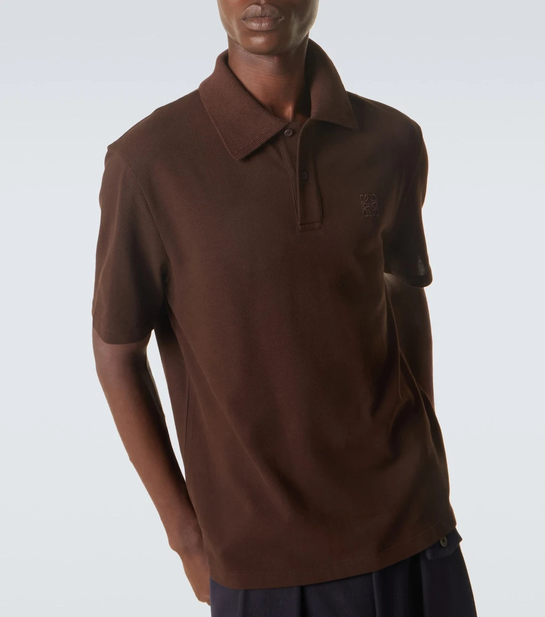 Loewe - Anagram cotton piqué polo shirt