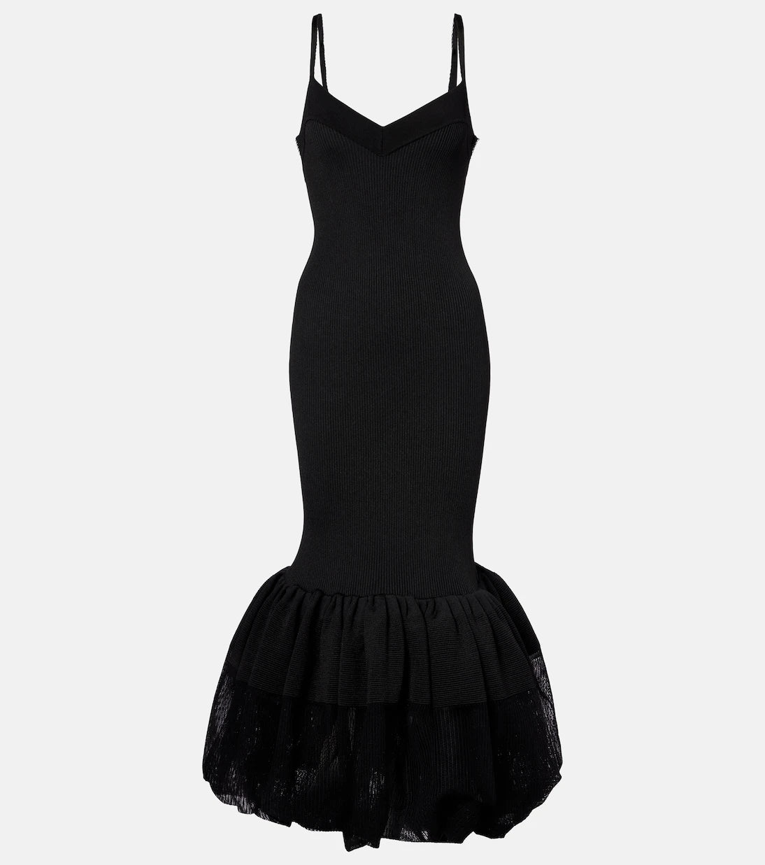Givenchy - Ribbed-knit midi dress