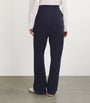 Harrods Cashmere Wide-Leg Sweatpants T&D NAVY