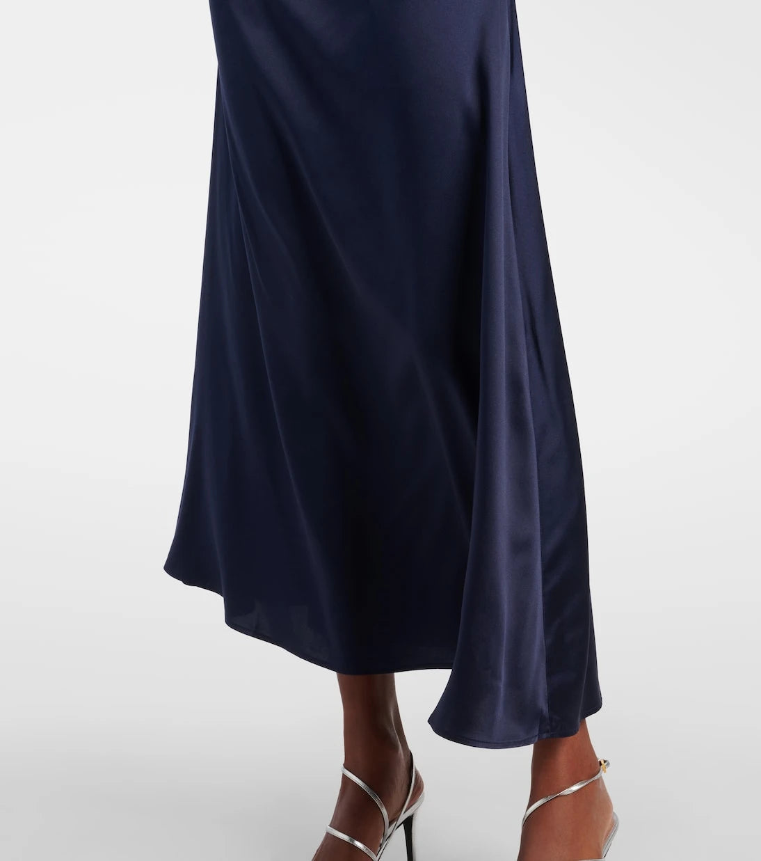 Staud - Elyse pleated silk-blend maxi dress