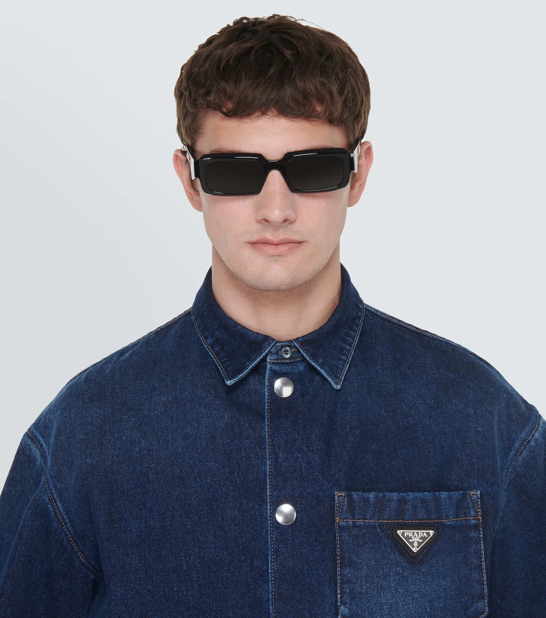 Prada - Symbole rectangular sunglasses