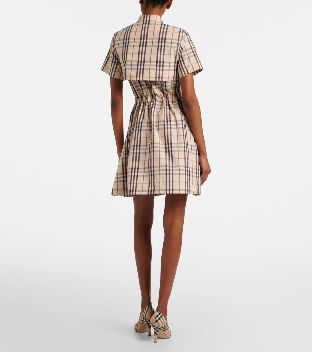Burberry - Burberry Check cotton minidress