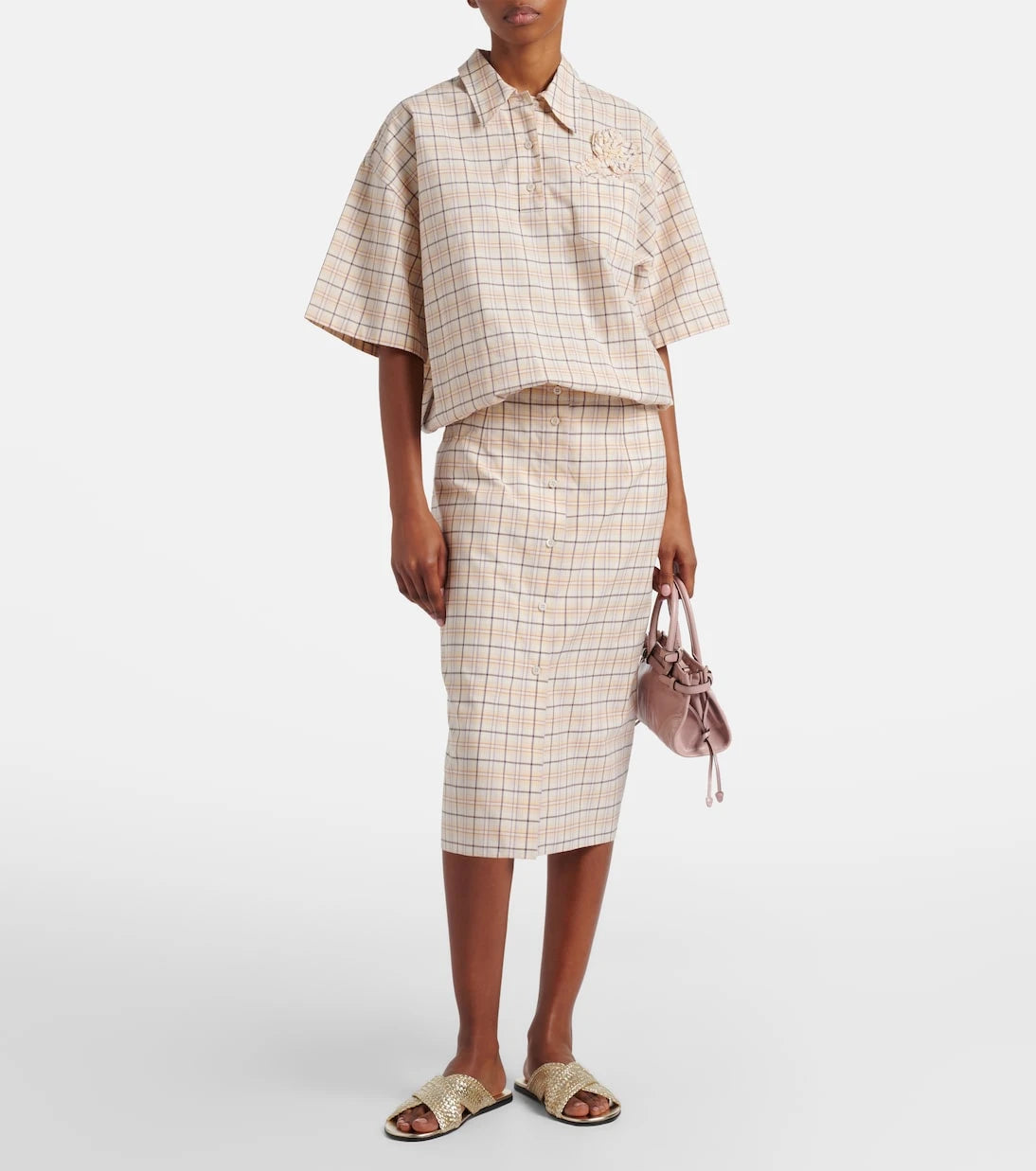 Prada - Woven leather slides