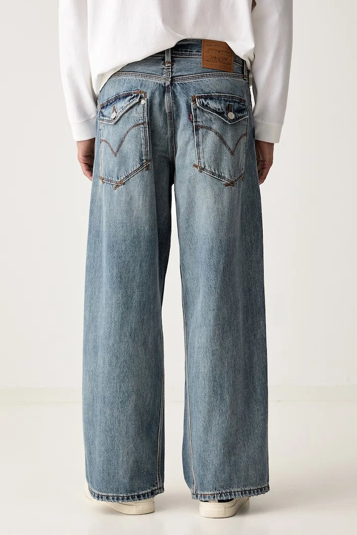 Levi's erkek baggy geniş paça kot pantolon TWISTED BAGGY WIDE LEG