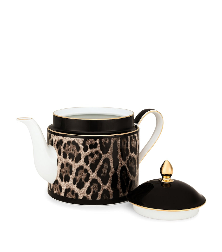 Dolce & Gabbana Casa Porcelain Leopardo Teapot