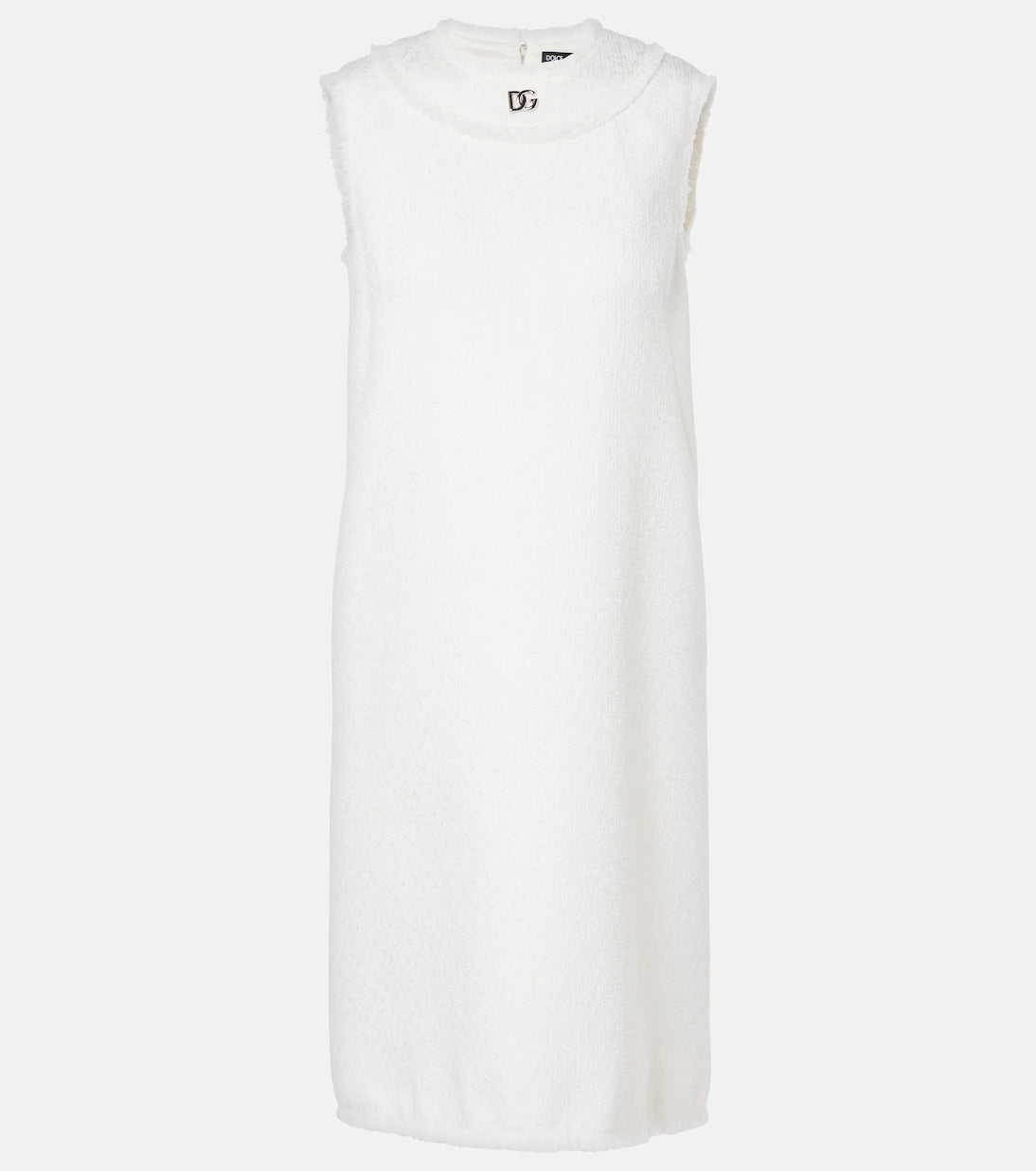 Dolce&Gabbana - DG wool-blend tweed shift dress