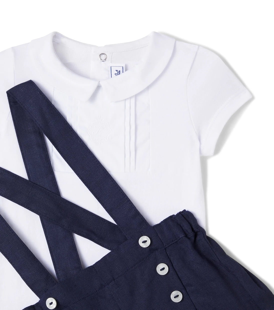 Tartine et Chocolat - Baby bodysuit and overalls set
