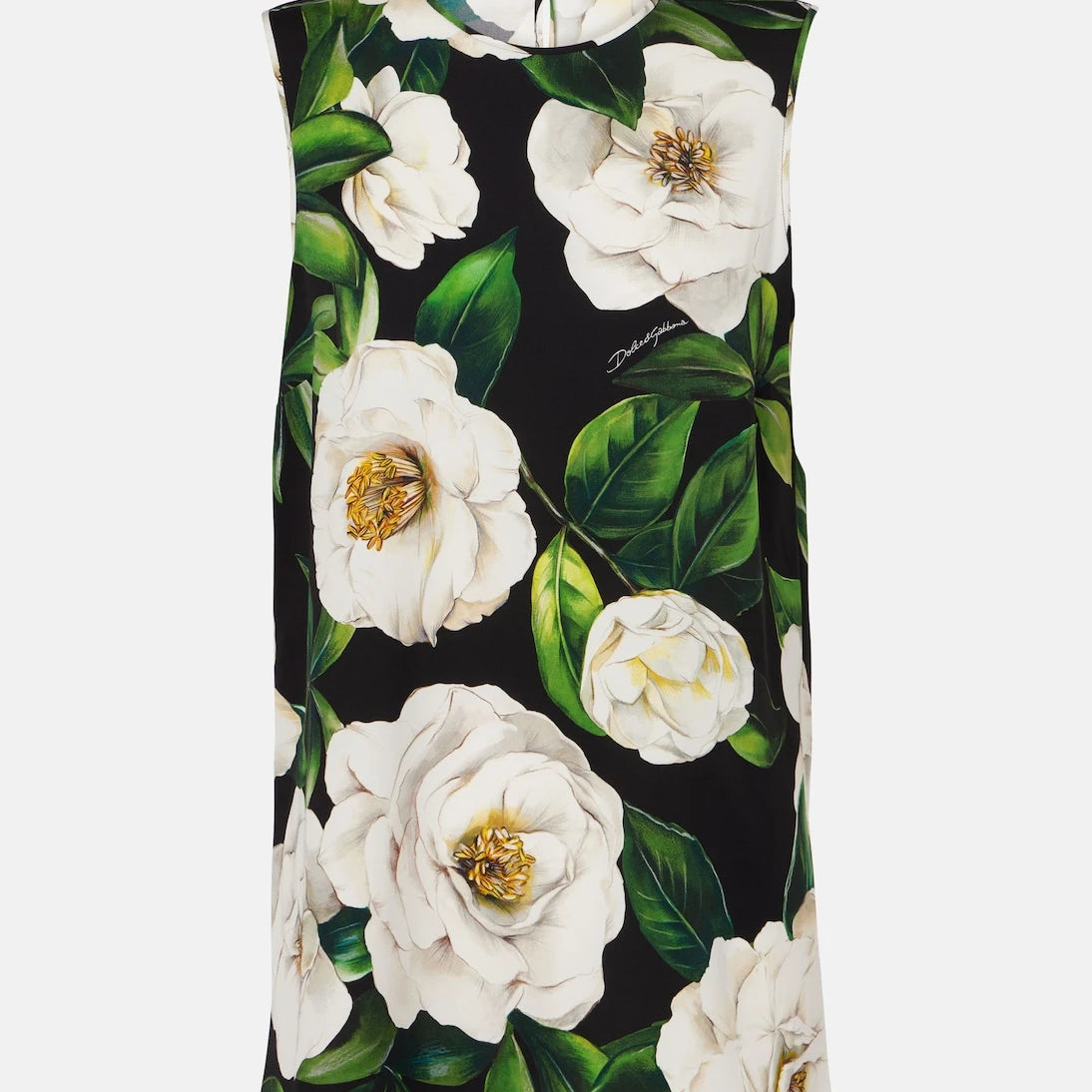 Dolce&Gabbana - Floral silk-blend charmeuse top