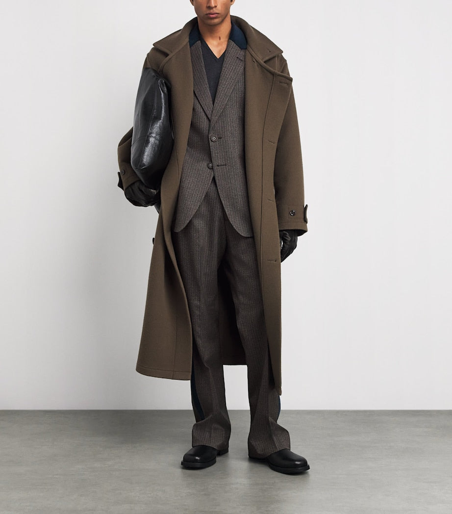 Grey Wool-Blend Alto Blazer