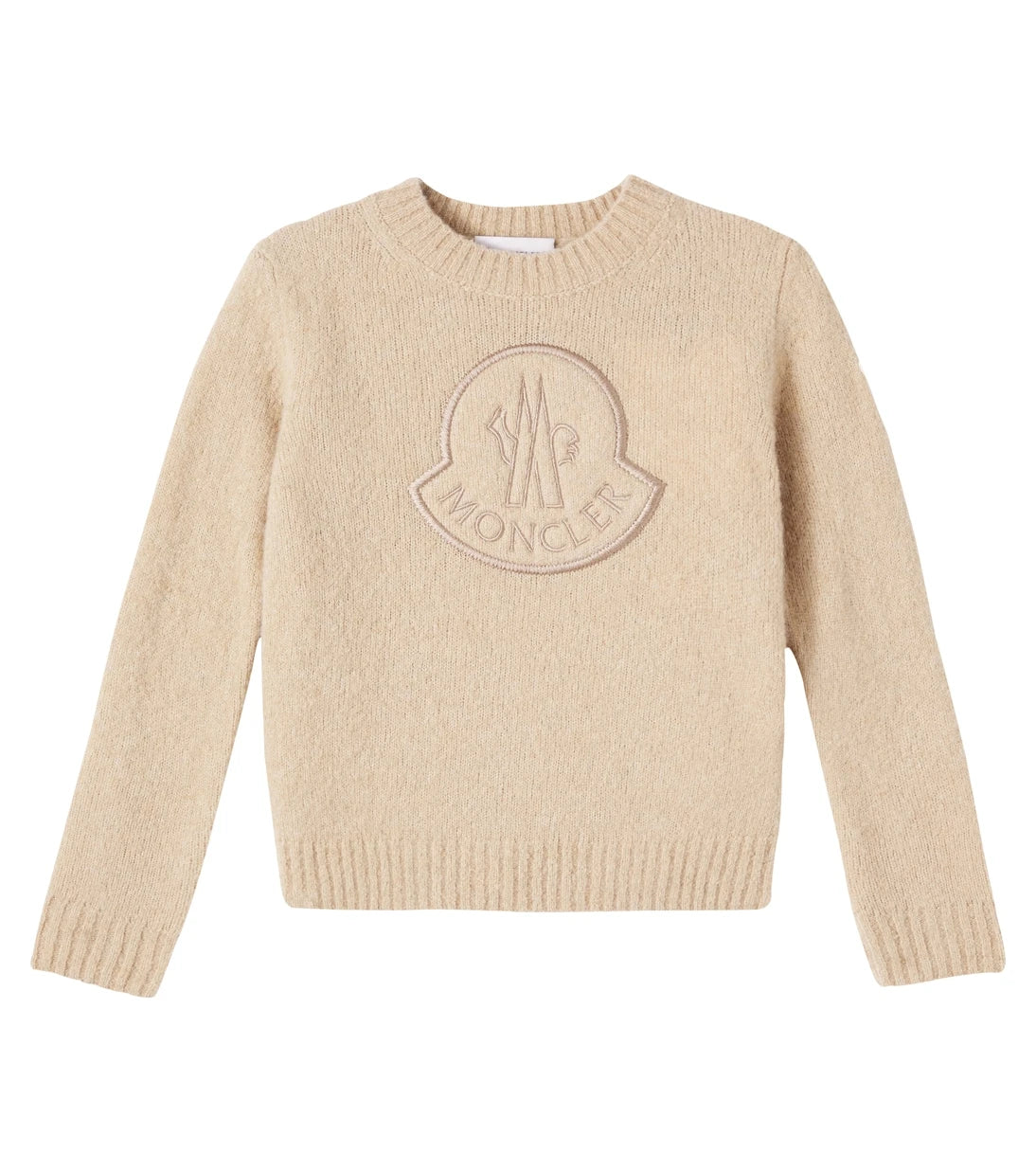 Moncler Enfant - سترة شعار صوفية مخلوطة
