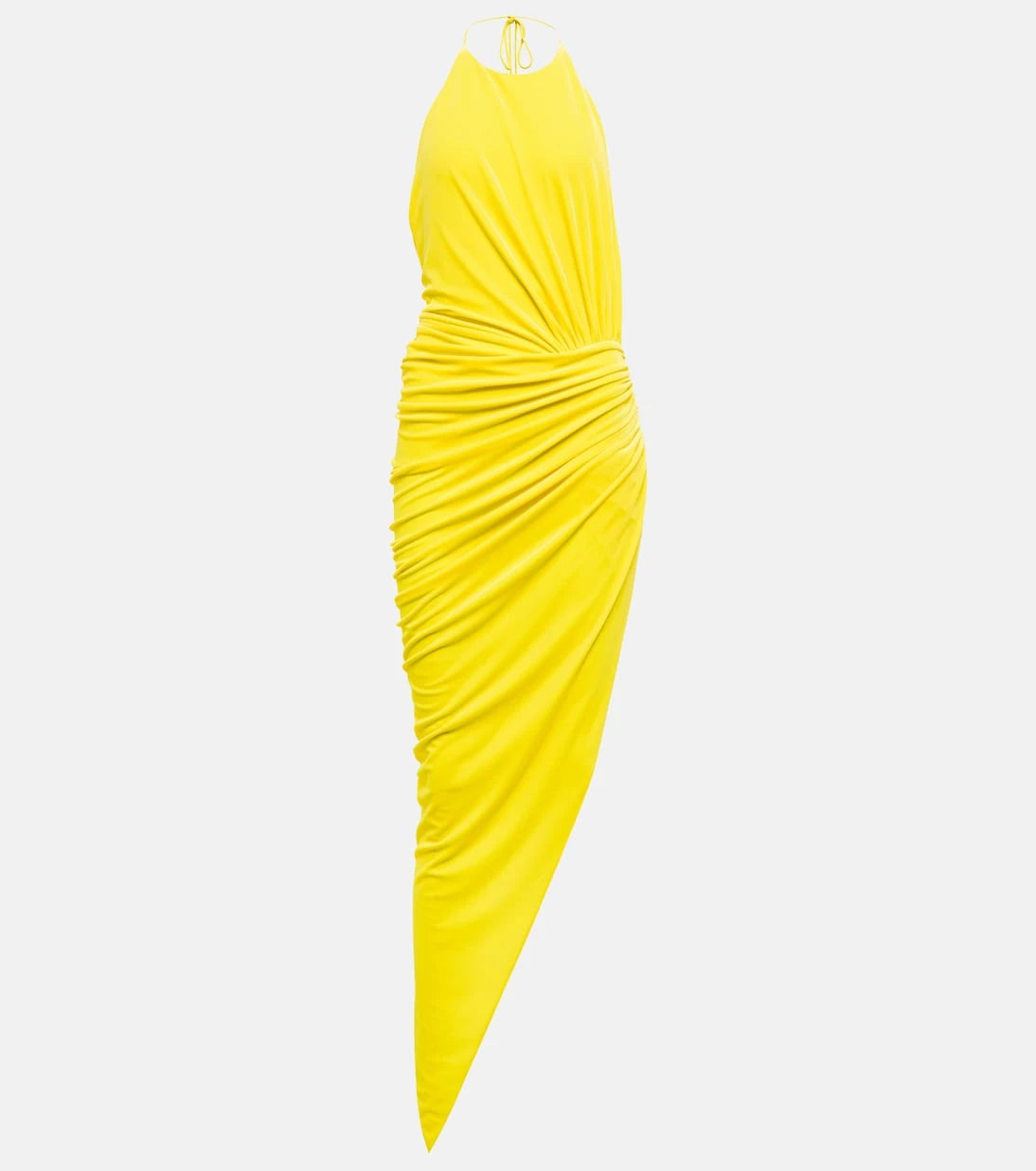 Alexandre Vauthier - Ruched halterneck midi dress