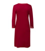 Hanro Red Cotton Cropped-Sleeve Nightdress