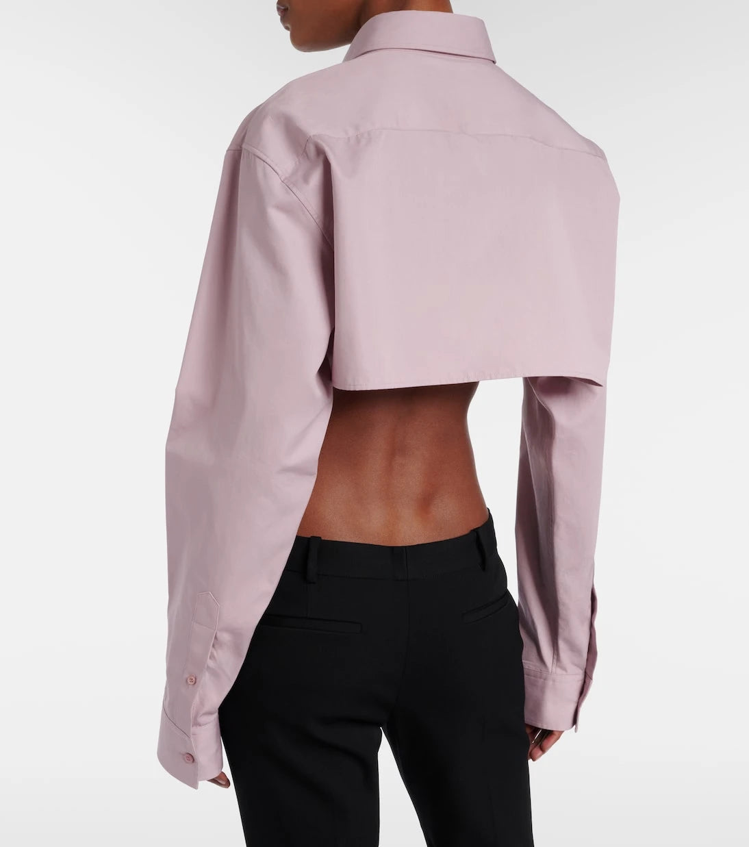 Balenciaga - Cropped cotton shirt