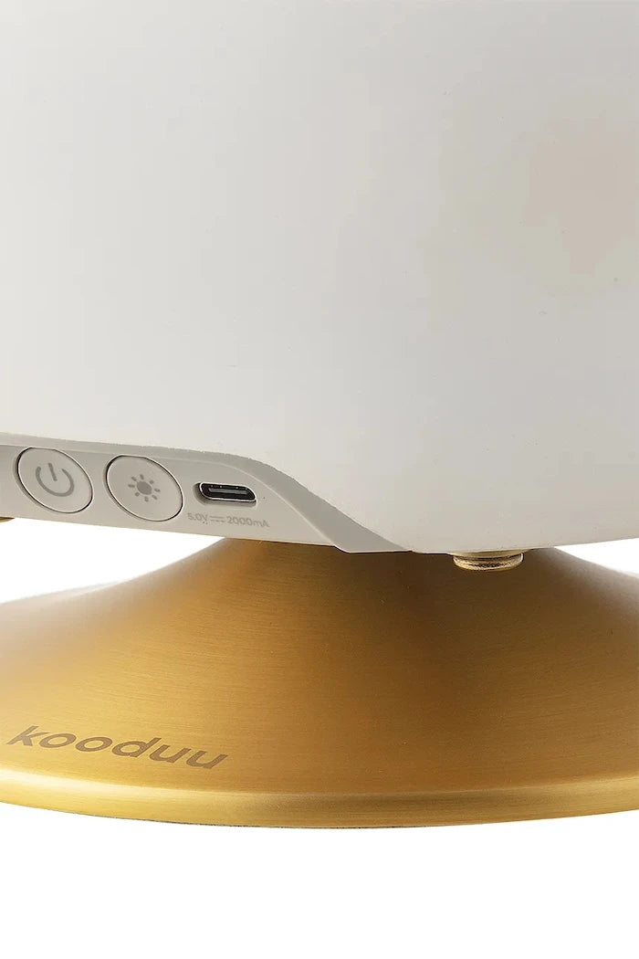 Bluetooth hoparlörlü ve saklama alanlı Led lamba Kooduu Atmos