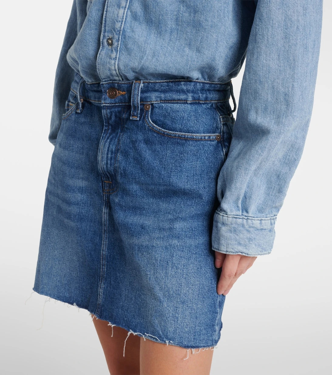 7 For All Mankind - Denim minidress