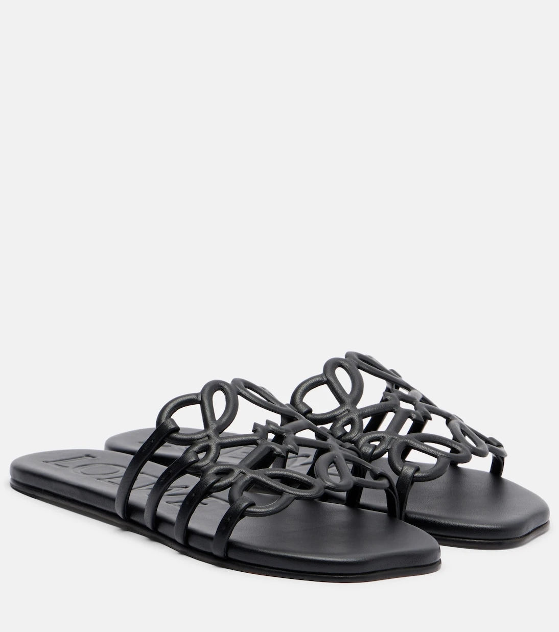 Loewe - Paula's Ibiza Petal Anagram leather slides