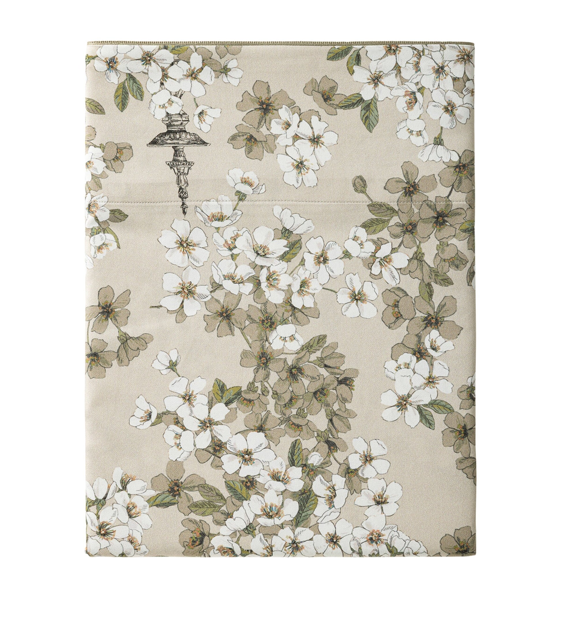 Organic Cotton Fine Fleur Oxford Square Pillowcase (65cm x 65cm)