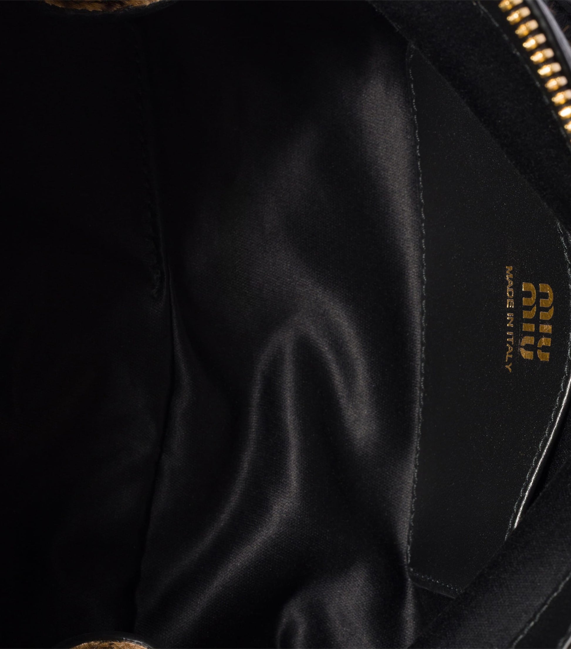 Miu Miu Calf Hair Leopard Clutch Bag