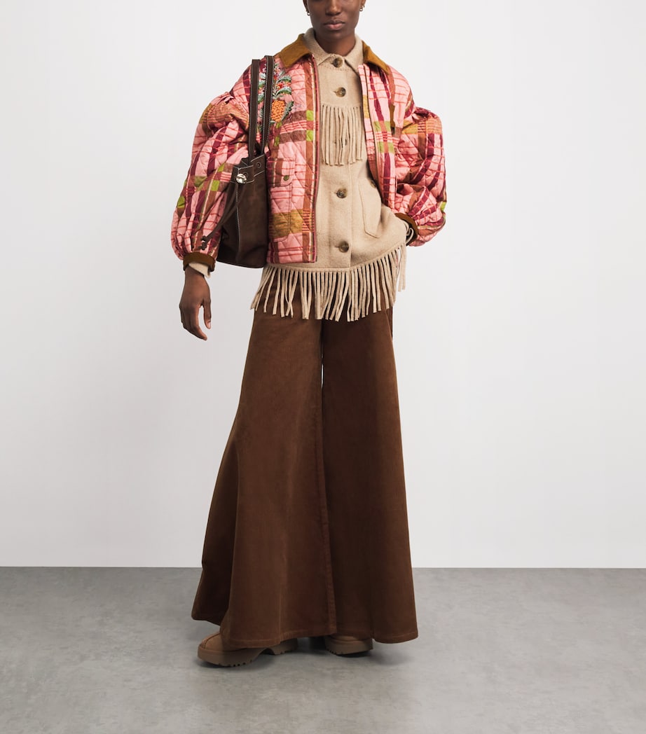 Barbour x FARM Rio Ana-Clara Quilted Jacket