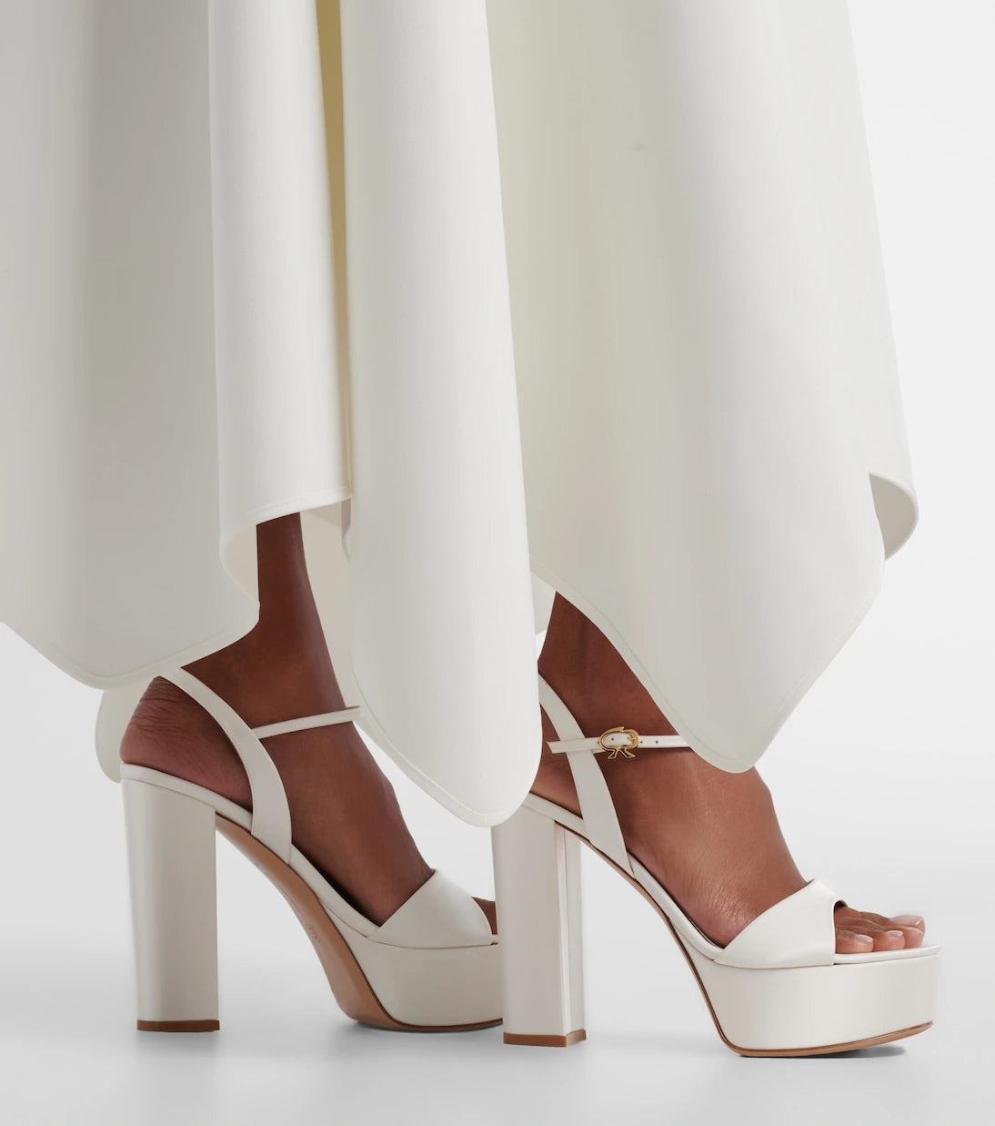 Gianvito Rossi - Marlena satin platform sandals