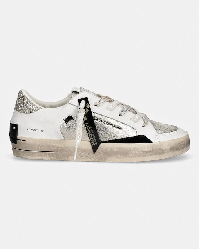 Crime London SK8 DELUXE маратонки дамски от кожа